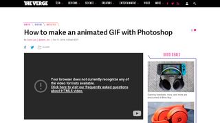 
                            5. How to make an animated GIF with Photoshop - The Verge