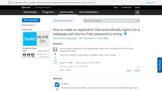 
                            2. How to make an application that automatically logins into a ...