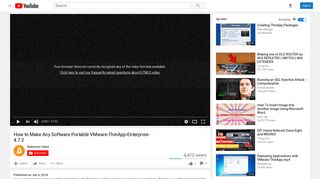 
                            3. How to Make Any Software Portable VMware-ThinApp ... - YouTube