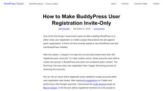 
                            11. How to Make BuddyPress User Registration Invite-Only – WordPress ...