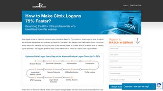 
                            11. How to Make Citrix Logons 75 % Faster - eG Innovations