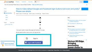 
                            6. How to make default Google and Facebook login buttons look even ...
