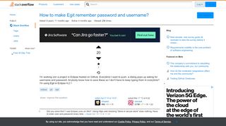 
                            6. How to make Egit remember password and username? - Stack Overflow