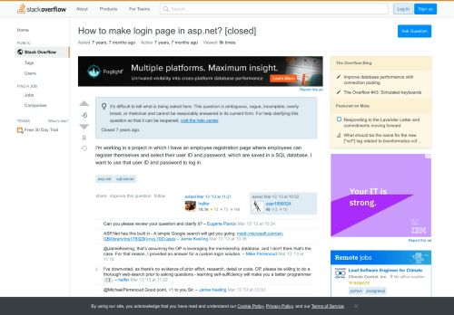 
                            9. How to make login page in asp.net? - Stack Overflow