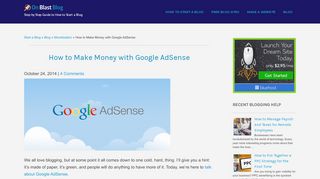 
                            10. How to Make Money with Google AdSense | On Blast Blog