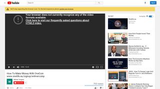 
                            9. How To Make Money With OneCoin www.onelife.eu/signup ... - YouTube