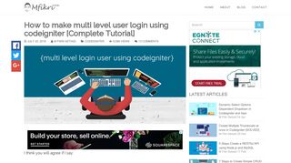 
                            4. How to make multi level user login using codeigniter [Complete Tutorial]