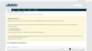 
                            4. How To Make My Forums More Secure - vBulletin Community Forum