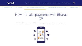 
                            2. How to make payments with Bharat QR-mVisa | Visa