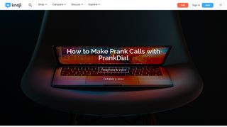 
                            8. How to Make Prank Calls with PrankDial - Knoji