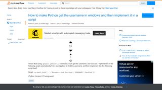 
                            1. How to make Python get the username in windows and then implement ...