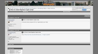 
                            1. How to make Register/Login script - SA-MP Forums