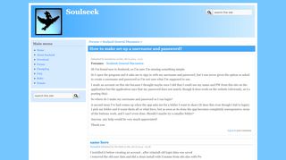 
                            1. How to make set up a username and password? | Soulseek