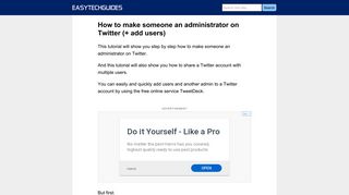 
                            3. How to make someone an administrator on Twitter (+ add users)