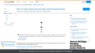 
                            9. How to make spotify ipad app login screen Xcode - Stack Overflow