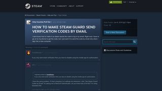 
                            8. HOW TO MAKE STEAM GUARD SEND VERIFICATION CODES BY EMAIL :: Help ...