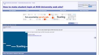 
                            6. How to make student login at RVD University web site? - 2018-2019 ...