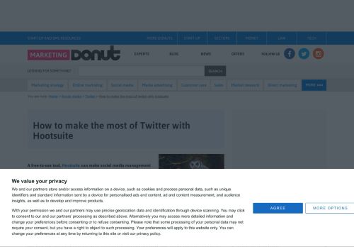 
                            7. How to make the most of Twitter with Hootsuite | Marketing Donut