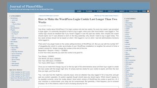 
                            7. How to Make the WordPress Login Cookie Last Longer Than Two ...