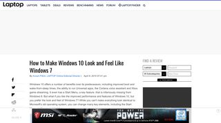 
                            2. How to Make Windows 10 Look and Feel Like Windows 7 - Laptop Mag