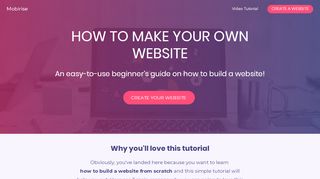 
                            8. How to Make Your Own Website in 2019 | The Total ... - Mobirise