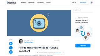 
                            7. How to Make your Website PCI DSS Compliant - Userlike