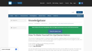 
                            9. How To Make Yourself An Op/Owner/Admin - Knowledgebase ...