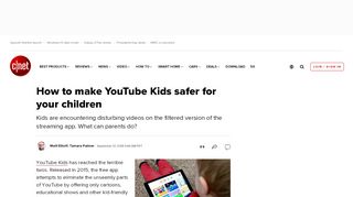 
                            10. How to make YouTube Kids safer for your children - CNET