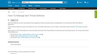 
                            11. How To Manage Dell Threat Defense | Dell US