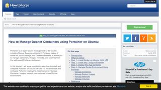 
                            9. How to Manage Docker Containers using Portainer on Ubuntu