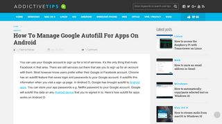 
                            7. How To Manage Google Autofill For Apps On Android - AddictiveTips