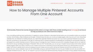 
                            11. How to Manage Multiple Pinterest Accounts From One Account – Store ...