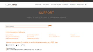 
                            3. How to manage the SonicWall as an Administrator using an LDAP user