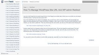 
                            10. How To Manage WordPress Site URL And WP-admin Redirect ...