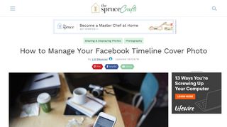 
                            6. How to Manage Your Facebook Timeline Cover Photo