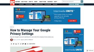 
                            13. How to Manage Your Google Privacy Settings | PCMag.com