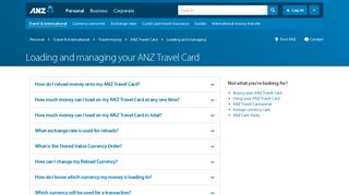 
                            9. How to manage your travel card | ANZ