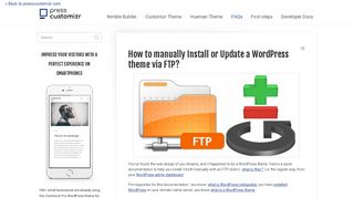 
                            5. How to manually Install or Update a WordPress theme via FTP ...