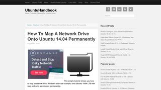 
                            12. How To Map A Network Drive Onto Ubuntu 14.04 Permanently ...