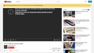 
                            11. How to Measure and Cut a Mat - YouTube