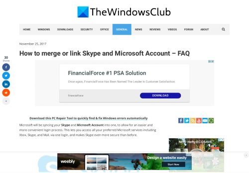 
                            11. How to merge or link Skype and Microsoft Account - FAQ