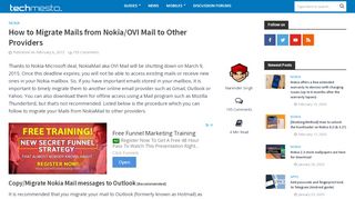 
                            11. How to Migrate Mails from Nokia/OVI Mail to Other Providers