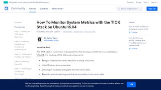 
                            12. How To Monitor System Metrics with the TICK Stack on Ubuntu 16.04 ...