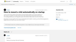 
                            3. How to mount a vhd automatically on startup - Microsoft Community