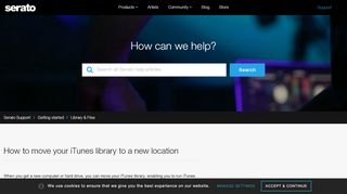 
                            13. How to move your iTunes library to a new location. – Serato Support