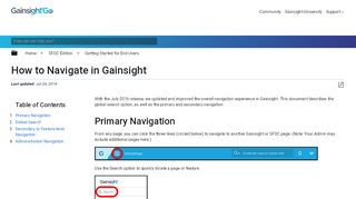 
                            8. How to Navigate in Gainsight - Gainsight Inc.