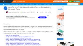 
                            13. How To Notify Me About Positive Twitter Posts Using Microsoft Flow