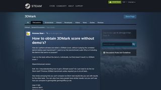 
                            10. How to obtain 3DMark score without demo's? :: 3DMark General ...
