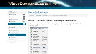 
                            13. HOW TO: Obtain Server Query login credentials - Knowledgebase ...