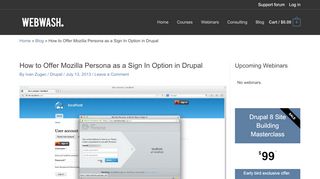 
                            7. How to Offer Mozilla Persona as a Sign In Option in Drupal - WebWash